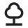Black outline icon of a tree with a rounded canopy and straight trunk, standing on a horizontal line, set against a white background.