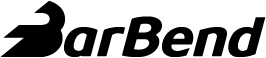 The BarBend logo features the word BarBend in bold, stylized black lettering, with the B designed to resemble the end of a barbell weight plate.
