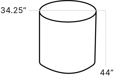 Image depicting product dimensions