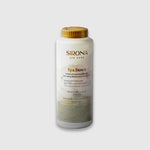 A white bottle of Sirona pH Down, a spa water pH reducer, featuring a gold cap and gold-black label accents, displayed against a plain light gray background.